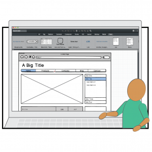 wireframe ipage